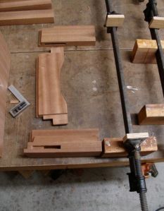 One side, ready to be assembled