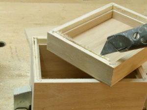 Cleaning up separation cut