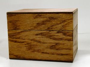 Stained with one coat of wipe on poly