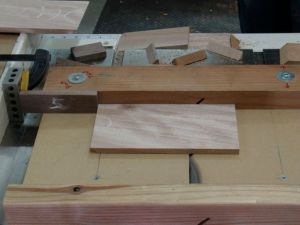 Short side cut with spacer