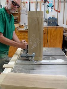 Cutting tenons on tablesaw