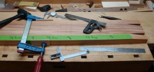 Lay-Out of Drawer Stretchers