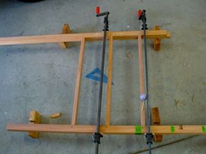 Locating drawbored hole locations