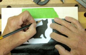 Transferring Design to Lid