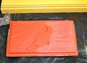 Steel wooled burnisher/sealer