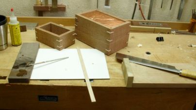 Needed "stuff" for cutting and glueing up the splines/keys.