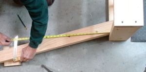 Marking legs to correct length