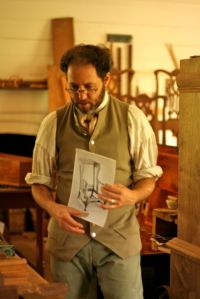 Drawing of a chair they are building