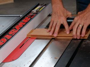 Cutting tenon with sliding table & dado head