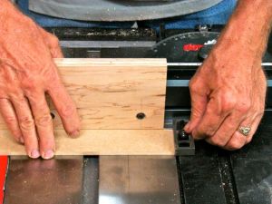 Carrier shifted 2X dado width