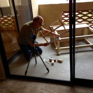 Cutting on the Balcony