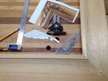 Materials to get design onto frame.